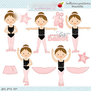 Kit Digital Bailarina Morena 