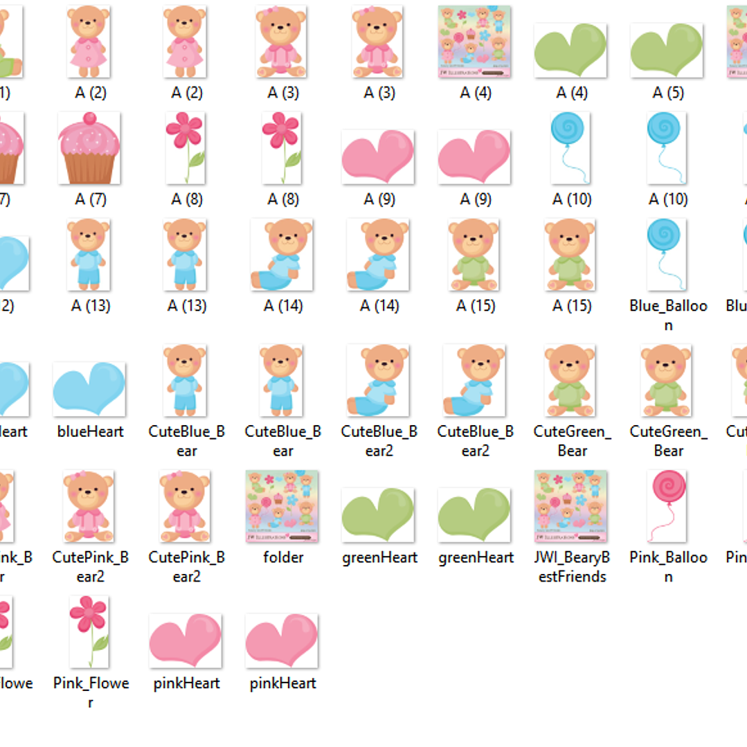 Kit Digital Ursinhos Best Friend  2