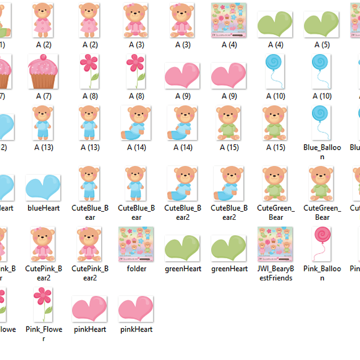 Kit Digital Ursinhos Best Friend  2