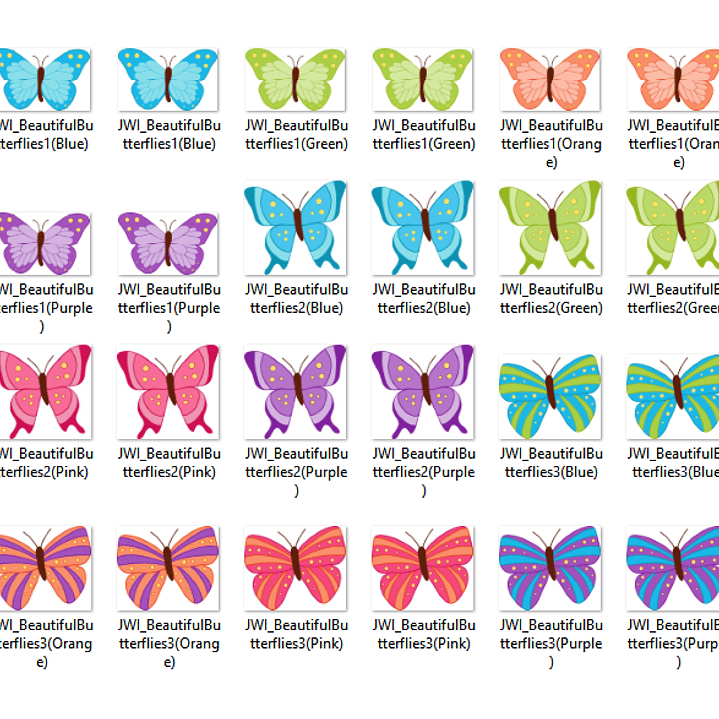 Kit Digital Borboletas Lindas  2