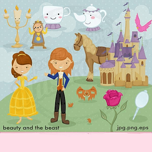 Kit Digital A Bela e a Fera 