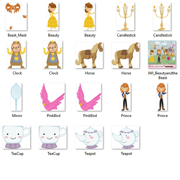 Kit Digital A Bela e a Fera  2