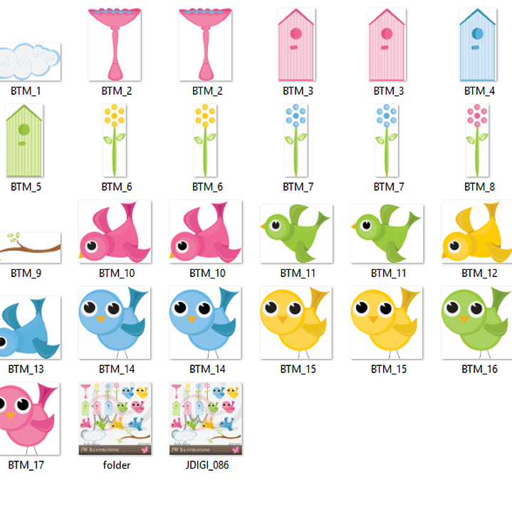 Kit Digital Passarinho Fofoqueiro 2