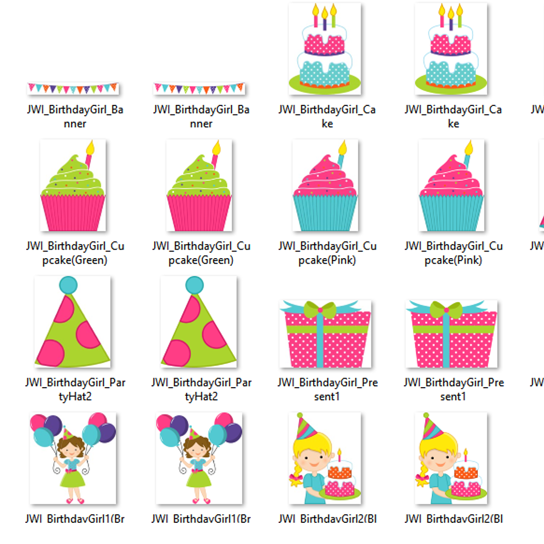 Kit Digital Aniversário Menina  2