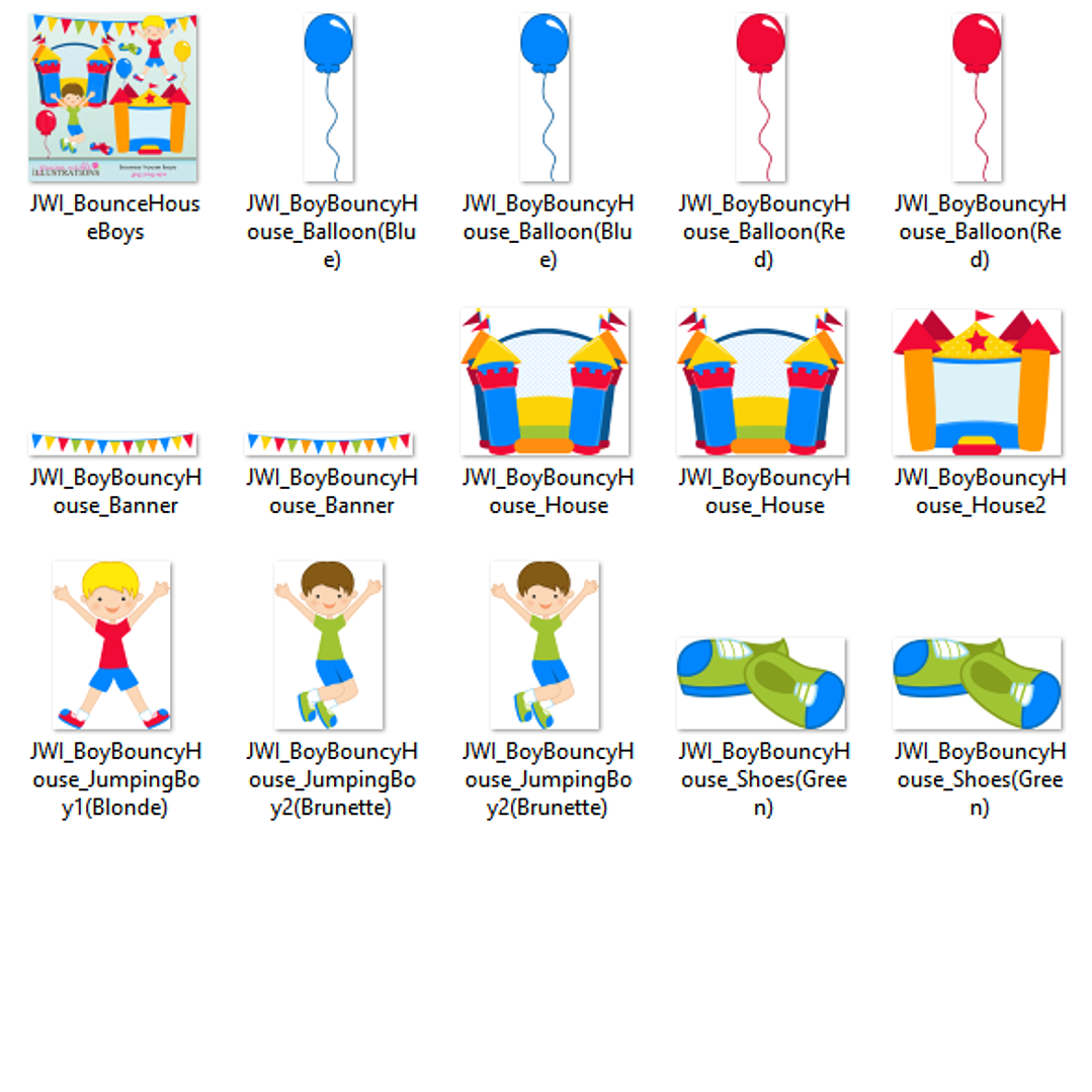 Kit Digital Pula-Pula Criança Menino 2