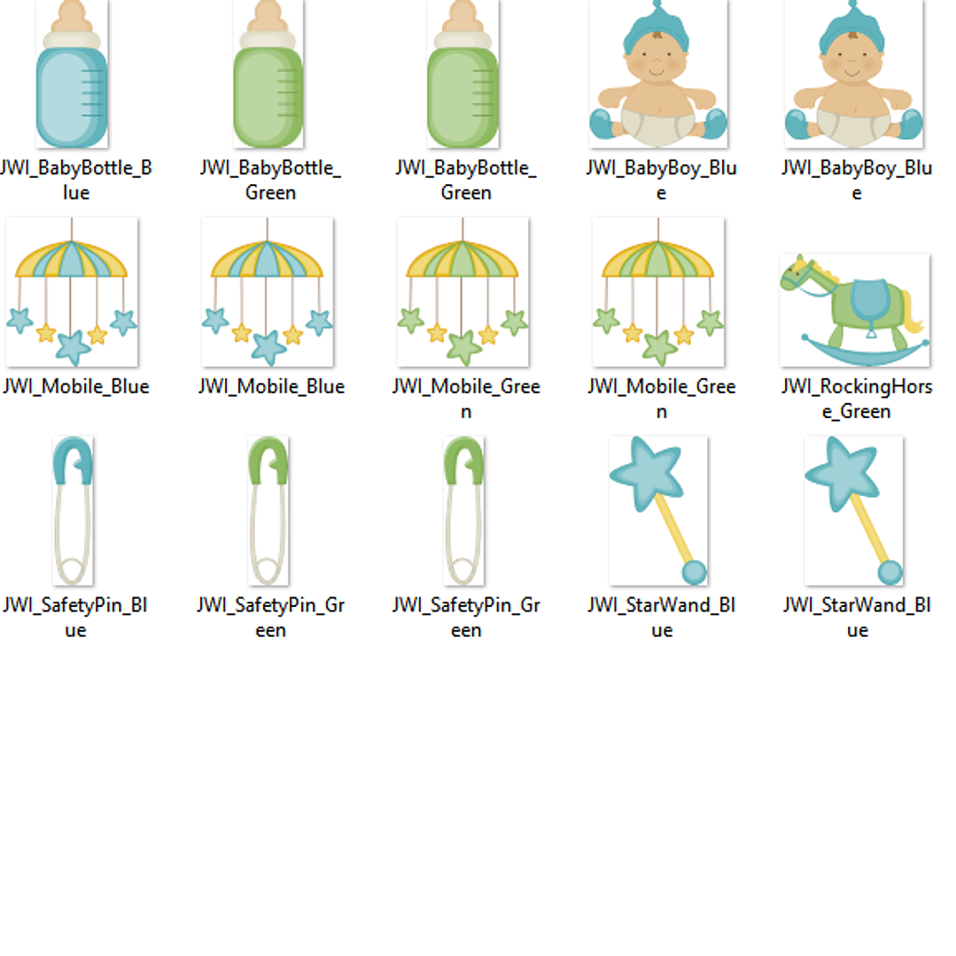 Kit Digital Bebês Meninos Saltando  2