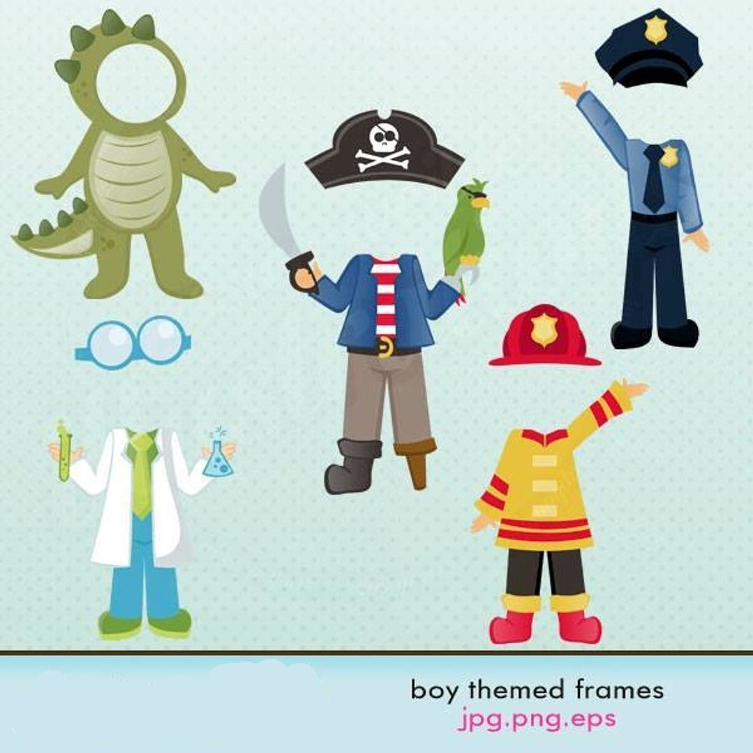 Kit Digital Fantasias de Meninos  1