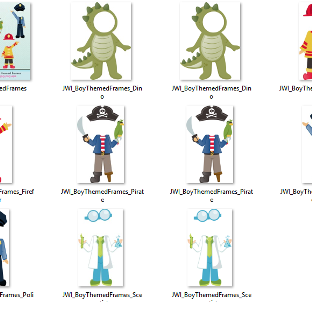 Kit Digital Fantasias de Meninos  2