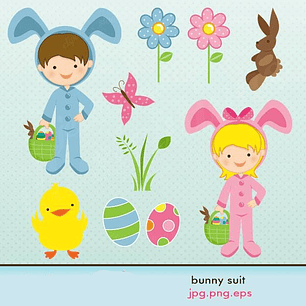 Kit Digital Fantasia de Coelhinho 