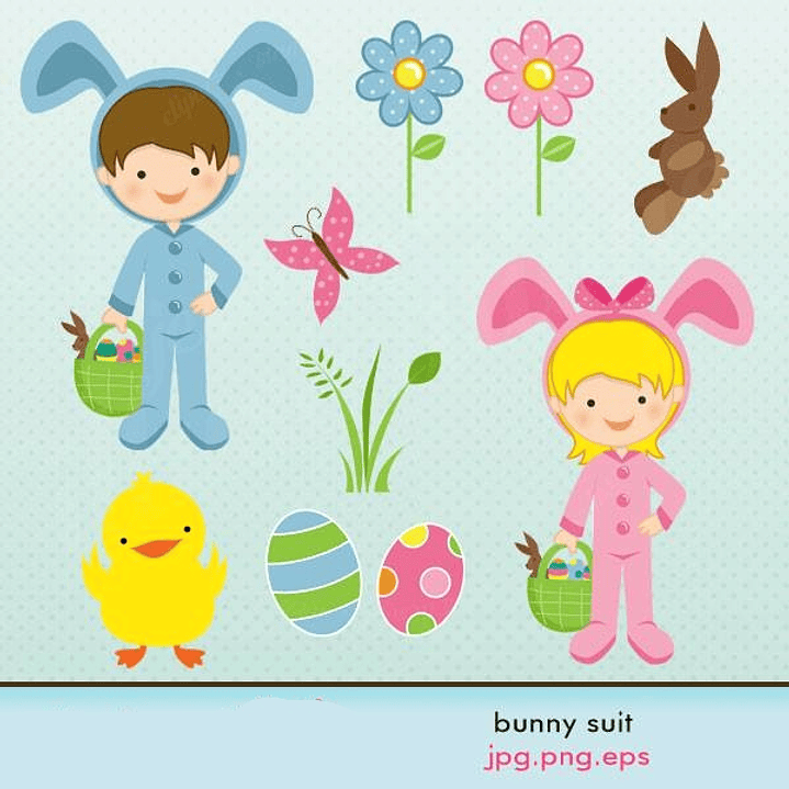 Kit Digital Fantasia de Coelhinho  1