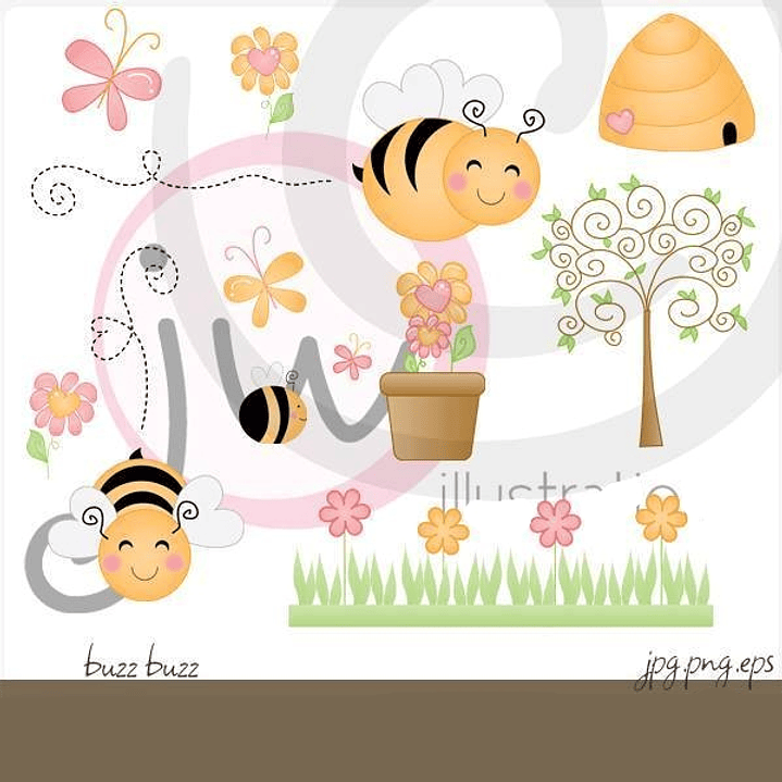 Kit Digital Abelhas Zumbido  1