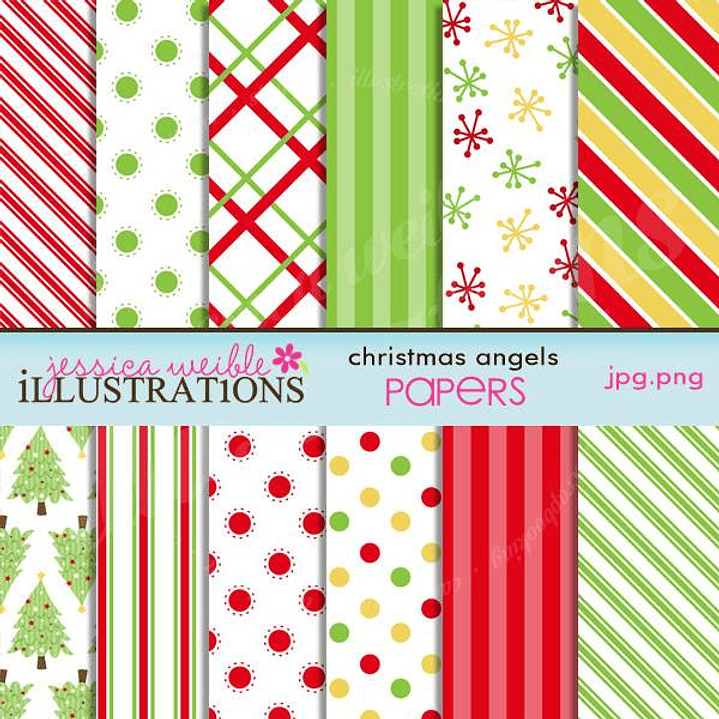 Kit Digital Papéis Natal 1