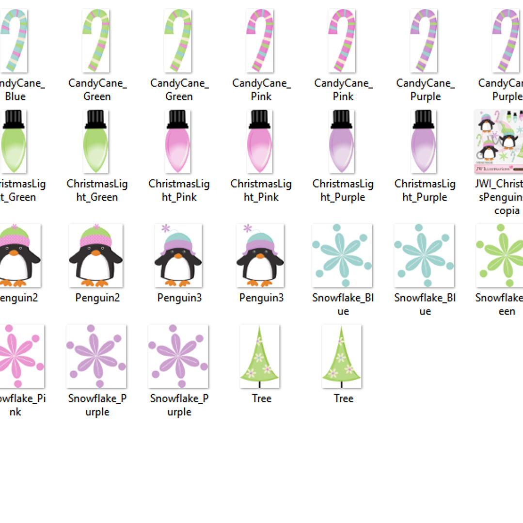 Kit Digital Pinguin Natal 2
