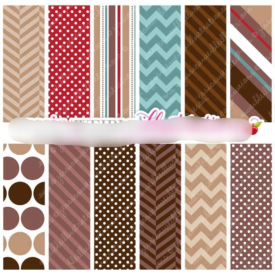 Kit Digital Papéis Café  1