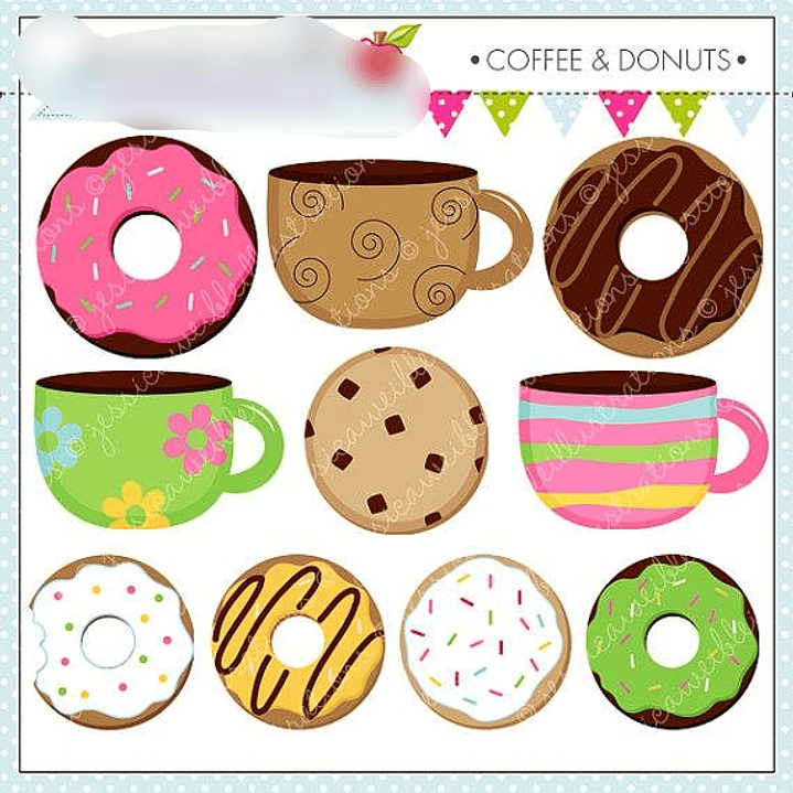 Kit Digital Café e Donuts  1