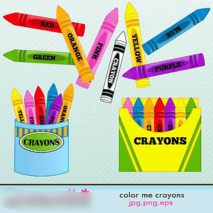 Kit Digital Giz de Cera para Colorir 