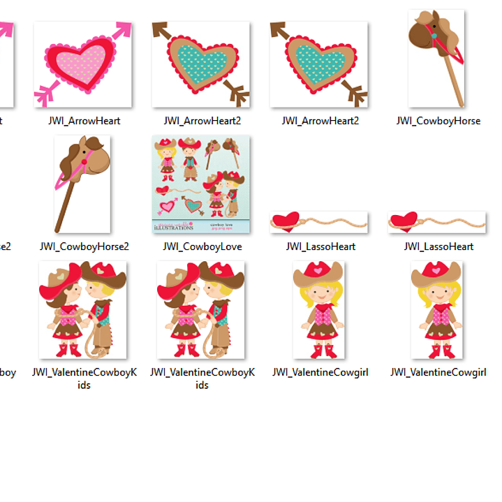 Kit Digital Cowboy e Cowgirl Casal  2