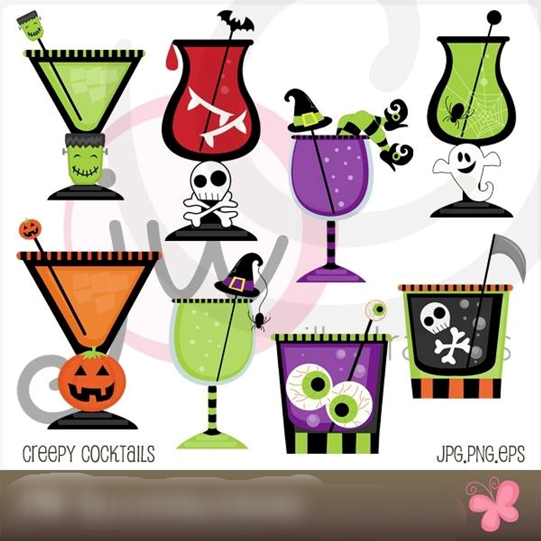 Kit Digital Coquitéis Assustadores  1