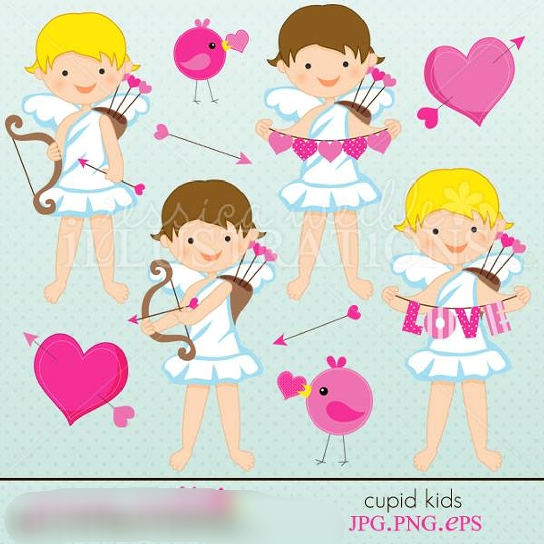 Kit Digital Crianças Cupido  1