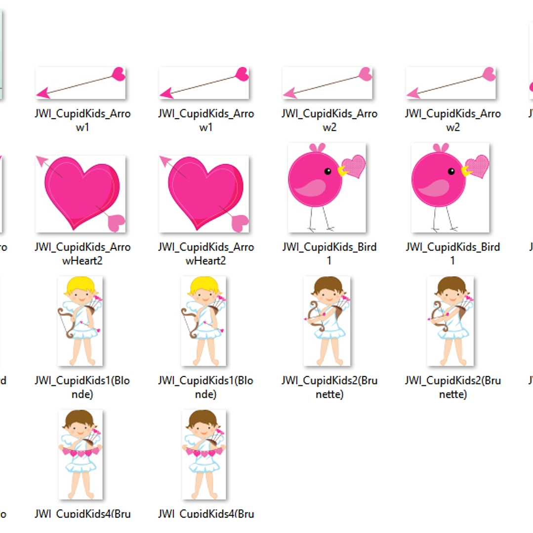 Kit Digital Crianças Cupido  2