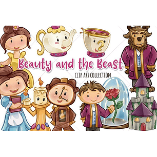 Kit Digital A Bela e a Fera 