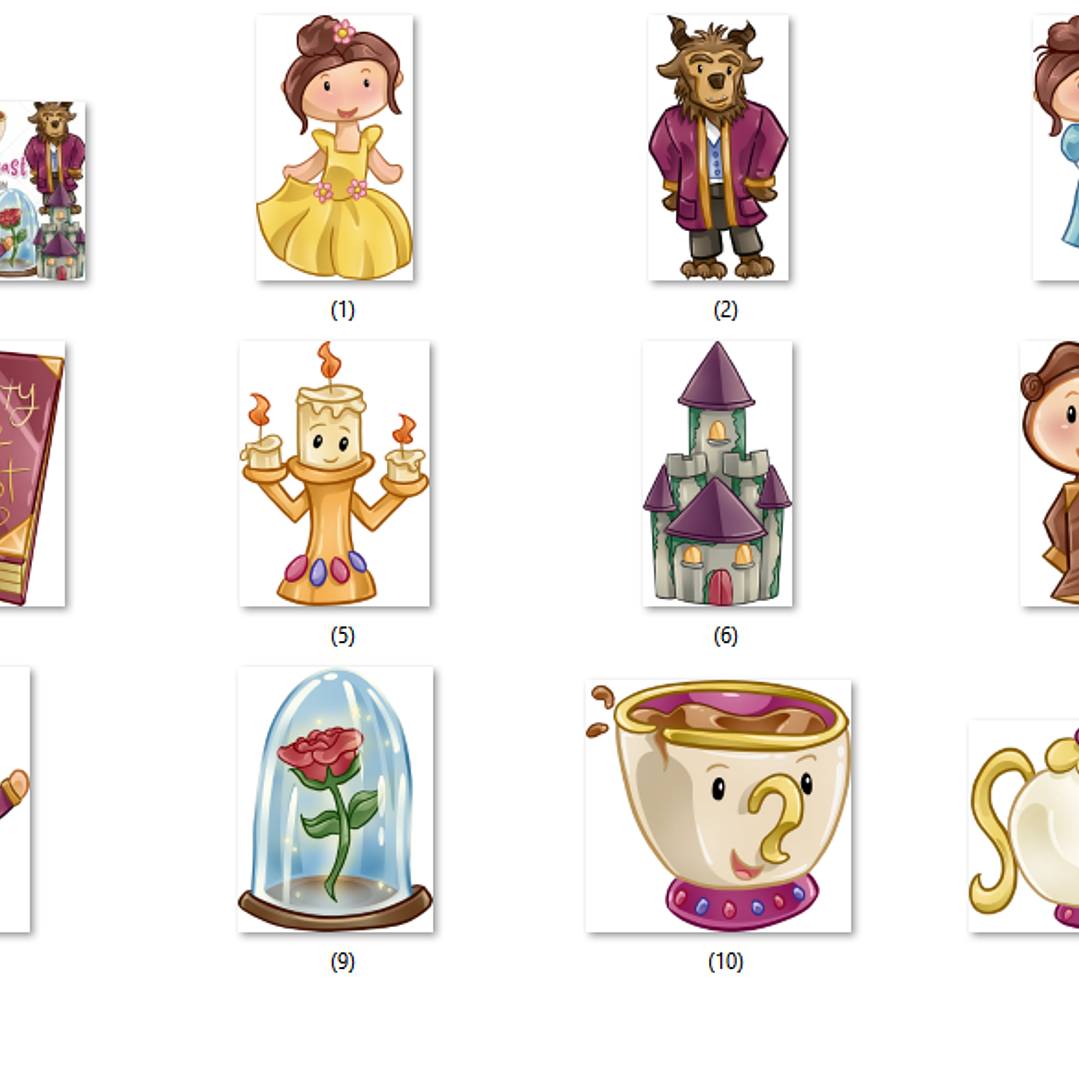 Kit Digital A Bela e a Fera  2