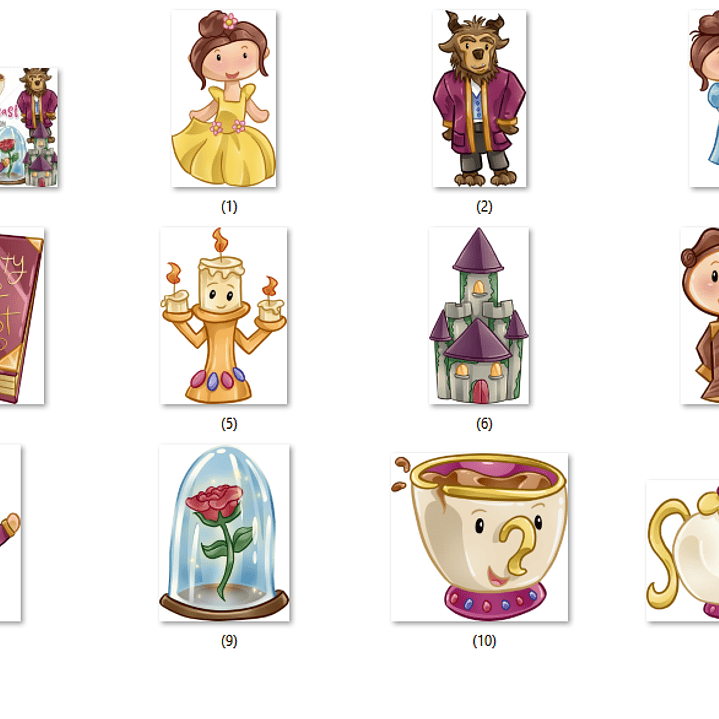 Kit Digital A Bela e a Fera  2