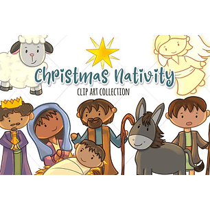 Kit Digital Presépio de Natal 