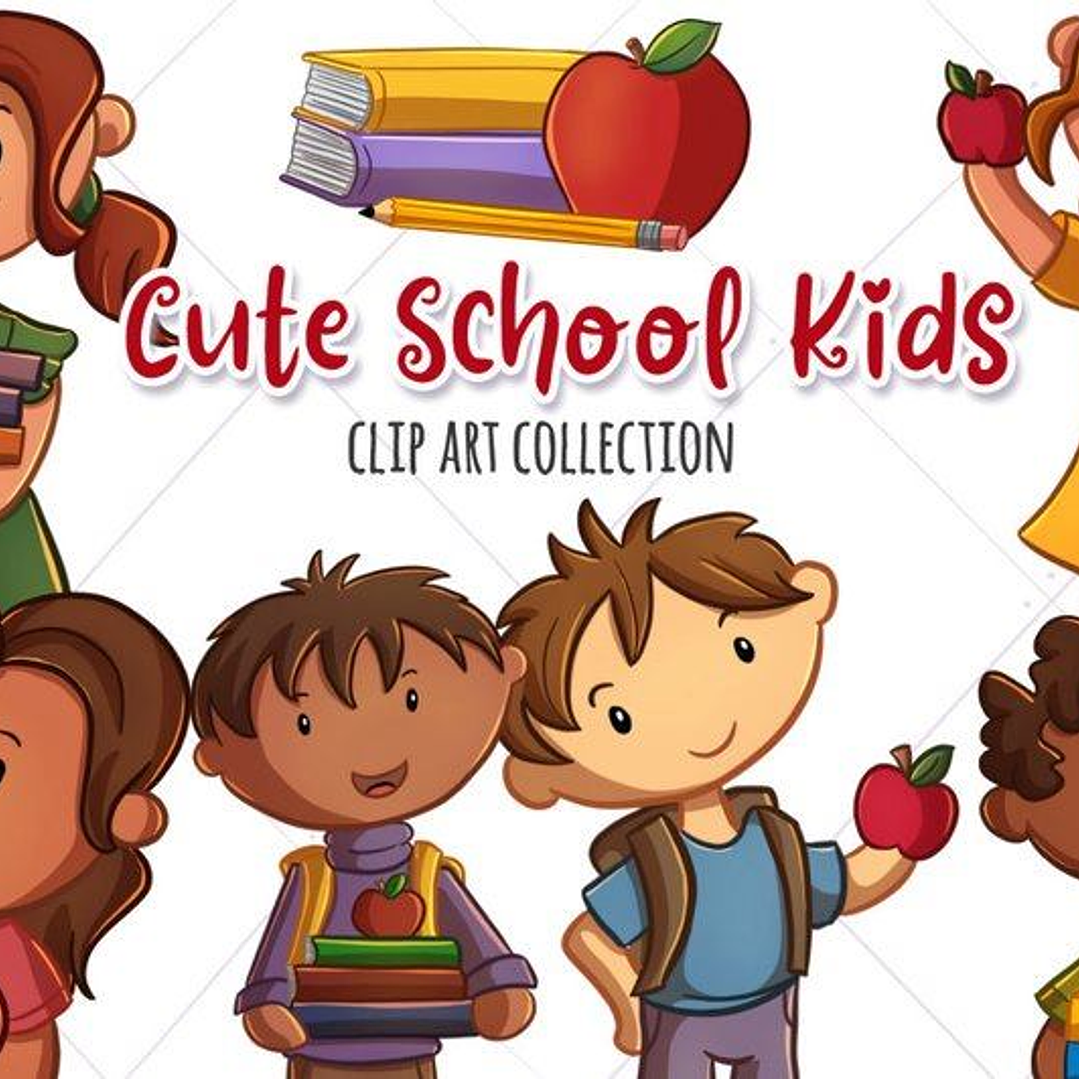 Kit Digital Escola Fofa Crianças  1