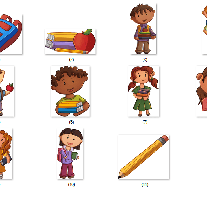 Kit Digital Escola Fofa Crianças  2