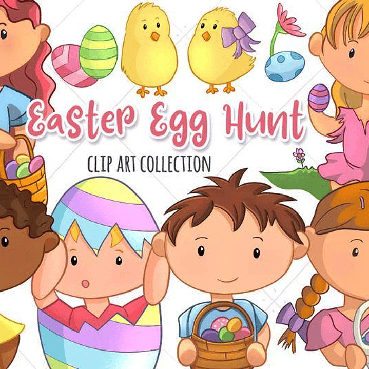 Kit Digital Caça aos Ovos de Páscoa 1