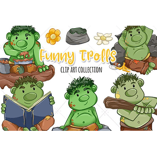 Kit Digital Trolls Engraçado 