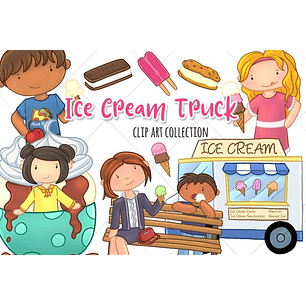 Kit Digital Caminhão de Sorvete 