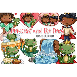 Kit Digital A Princesa e o Sapo 
