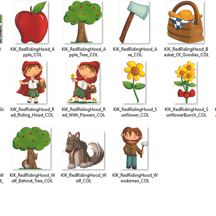 Kit Digital Chapeuzinho Vermelho  2