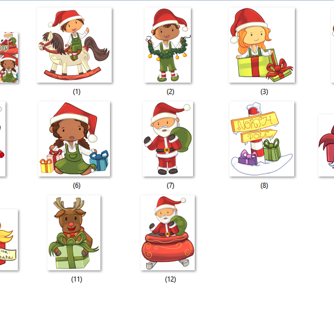 Kit Digital Natal Oficina do Papai Noel  2