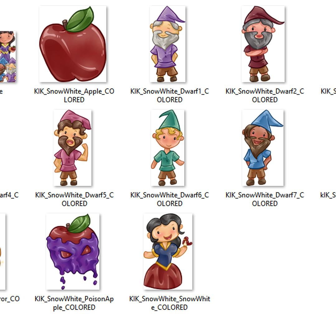 Kit Digital Branca de Neve e os Sete Anões  2