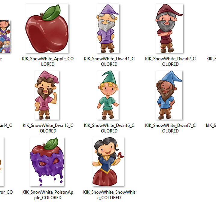 Kit Digital Branca de Neve e os Sete Anões  2