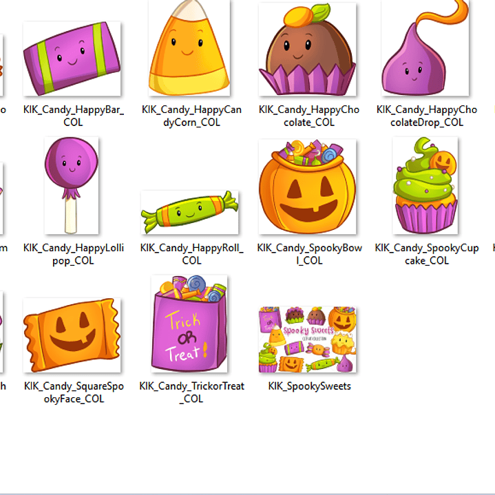 Kit Digital Doces Assustadores 2