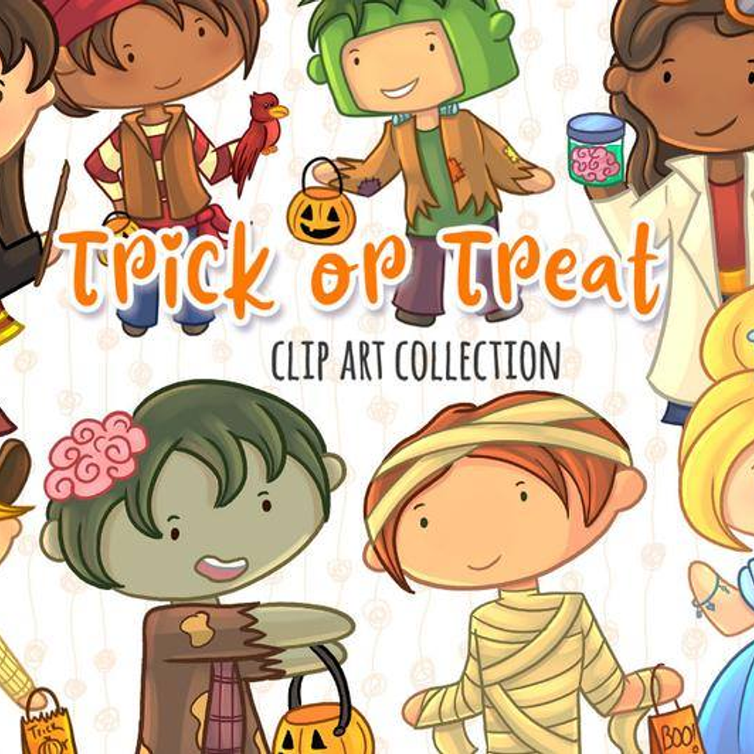 Kit Digital Doces ou Travessuras 1