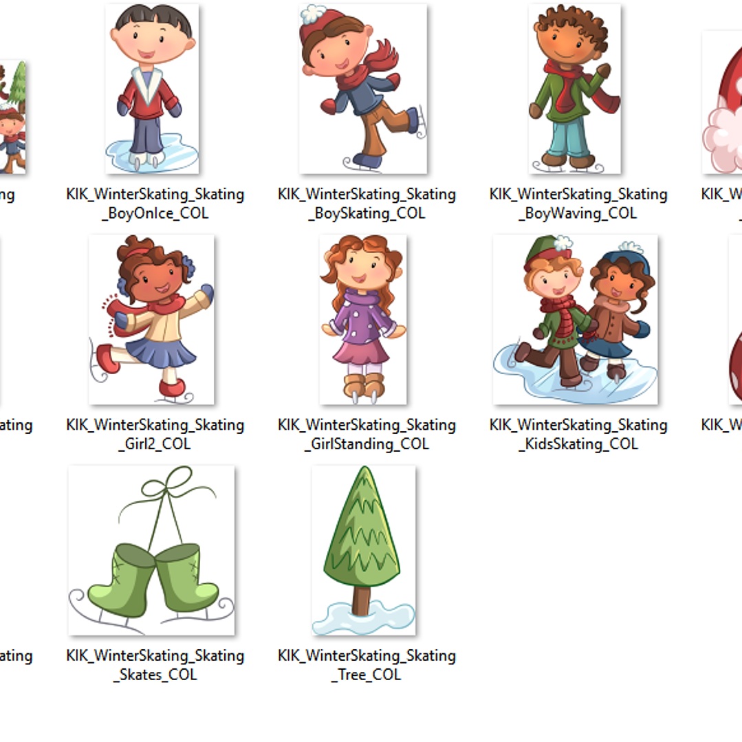 KIt Digital Patinação no Gelo no Inverno 2