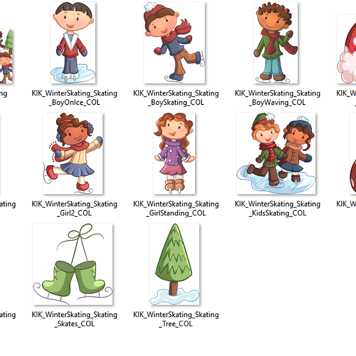 KIt Digital Patinação no Gelo no Inverno 2