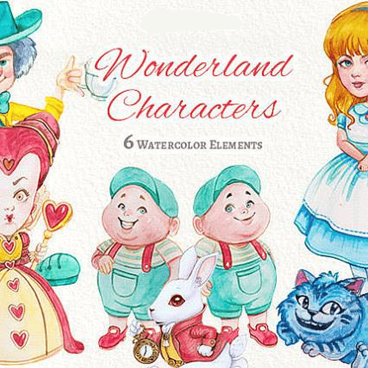 Kit Digital Alice no País das Maravilhas  1