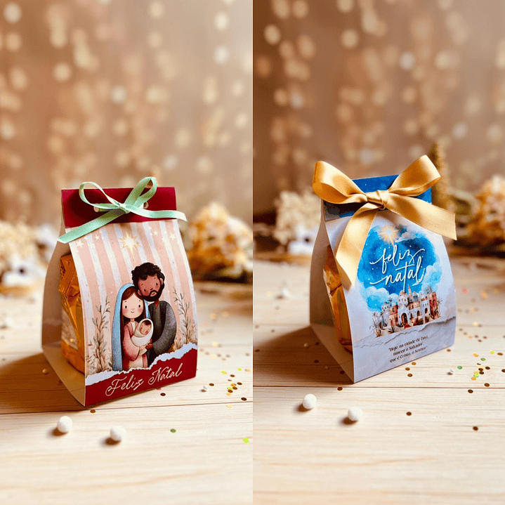 Arquivo Natal Cristão Porta Mini Panetone 80g 1