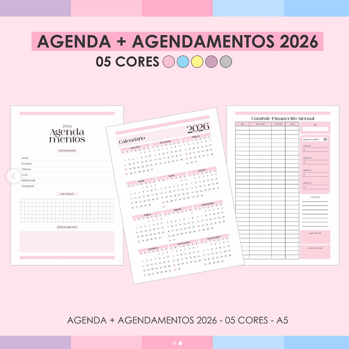Arquivo Agenda + Agendamentos Tradicional 2026 2