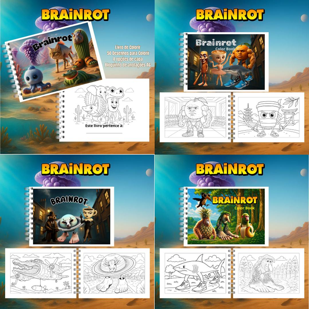 Arquivo Livro de Colorir Brainrot  1