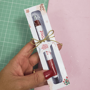 Arquivo Natal Caixa Caneta 