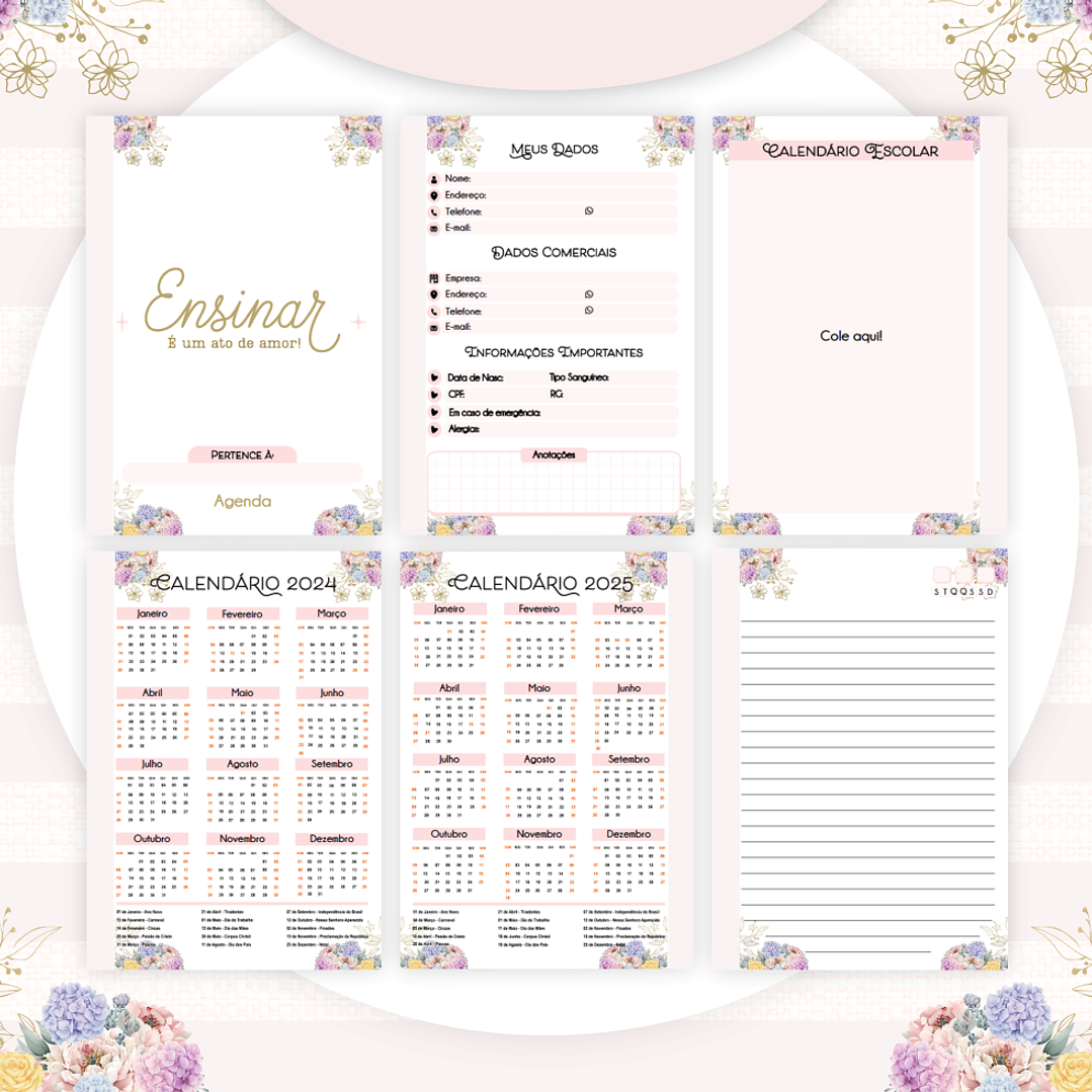 Arquivo Encadernação Professores Luxo 2024 2