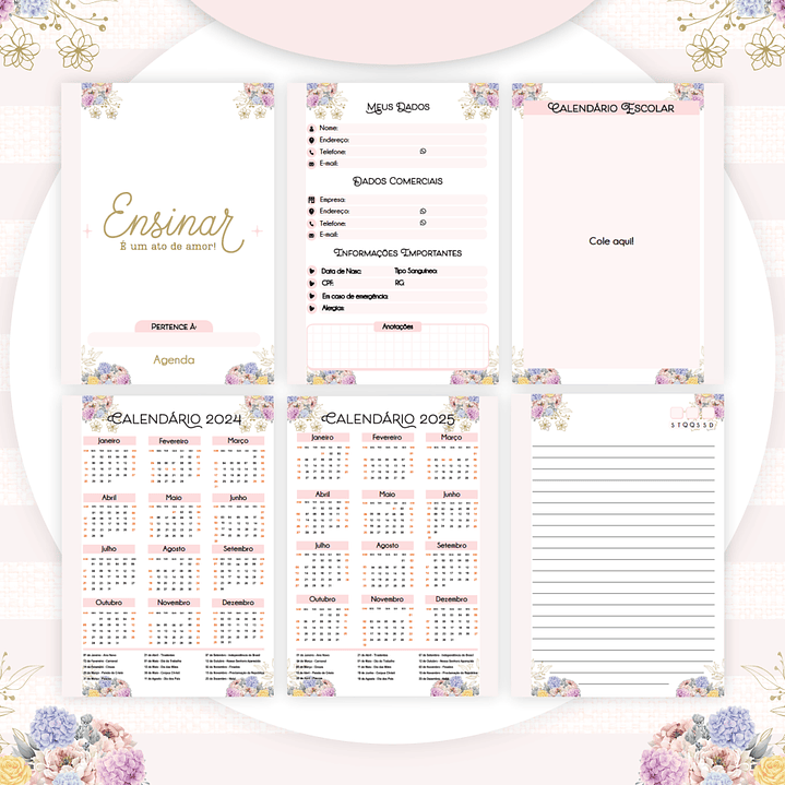 Arquivo Encadernação Professores Luxo 2024 2