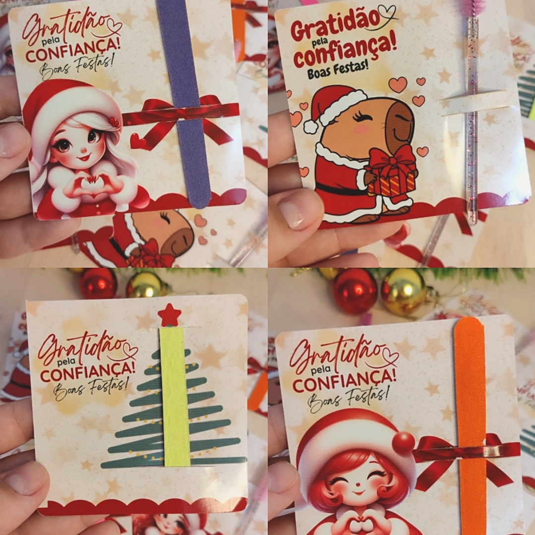 Arquivo Natal Card Escovinha e Lixa  1